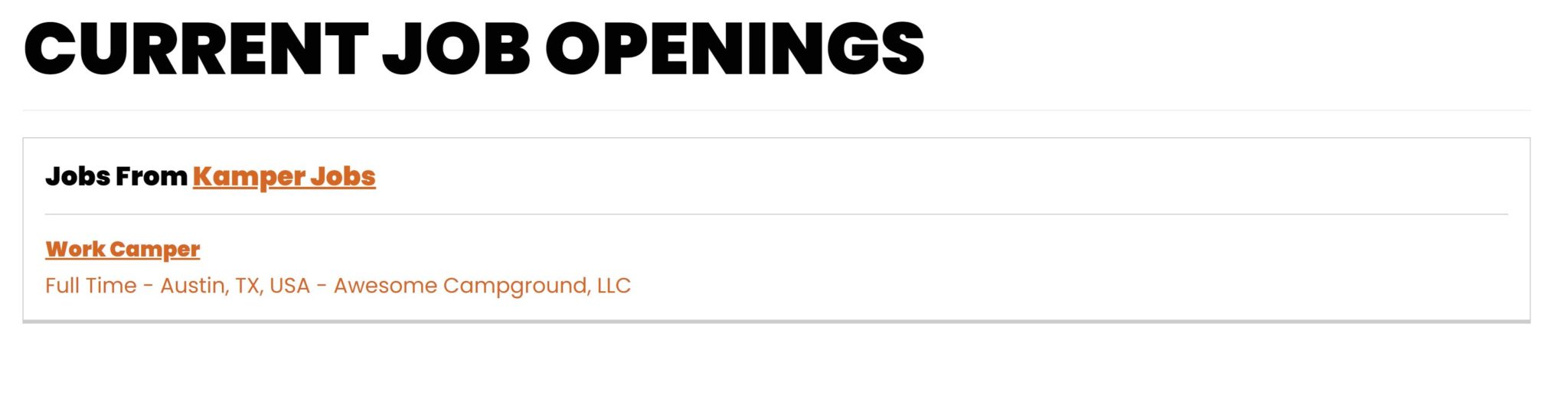 How to Add Your Jobs to Your Own Website - Kamper Jobs